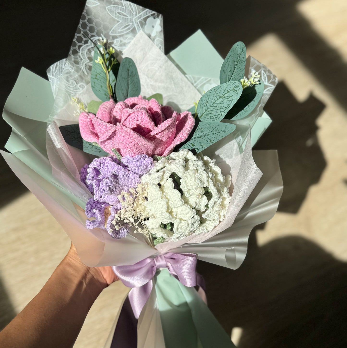 Rose & Iris Heirloom Bouquet