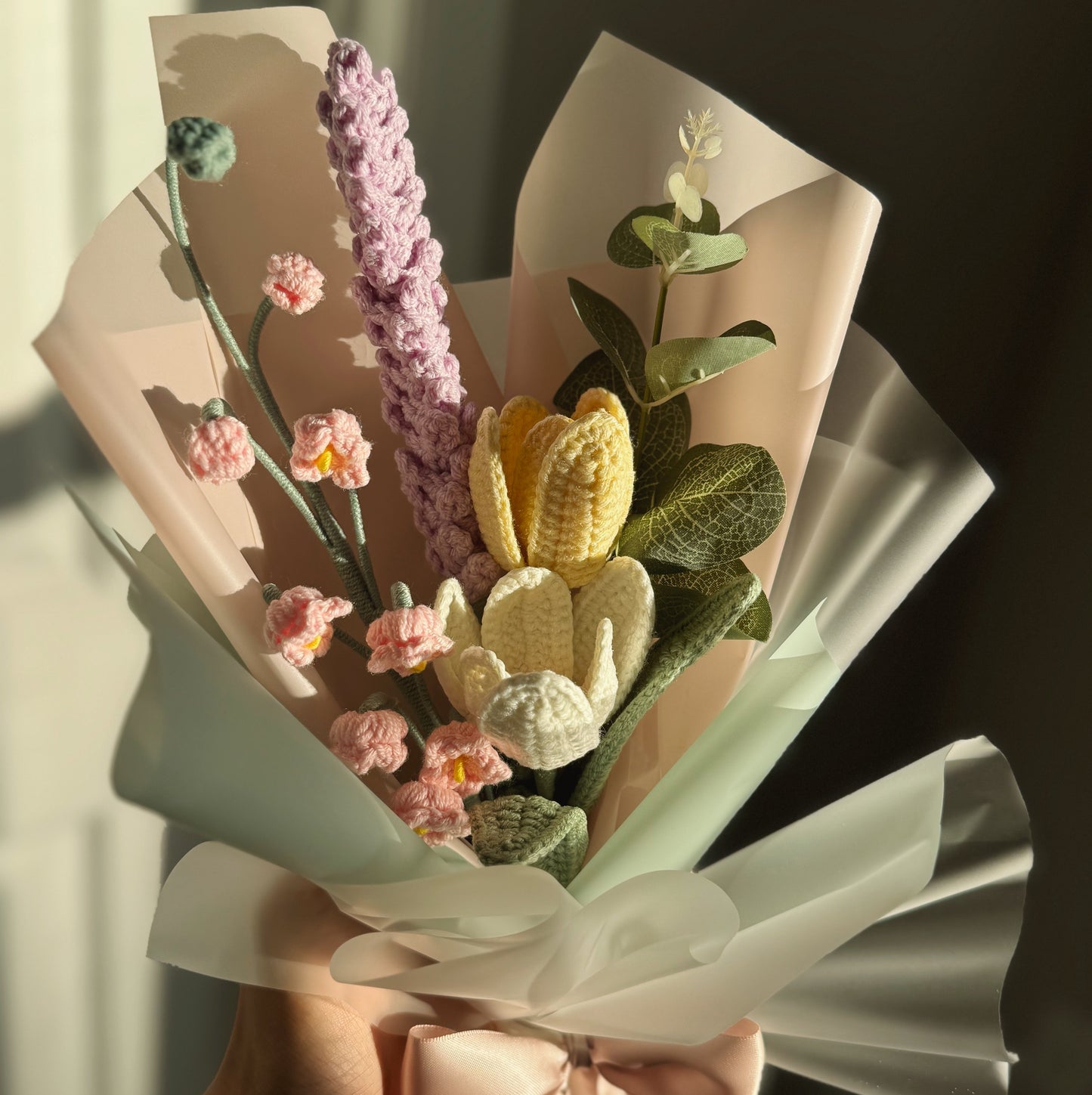 Pastel Tulip & Lavender Serenity