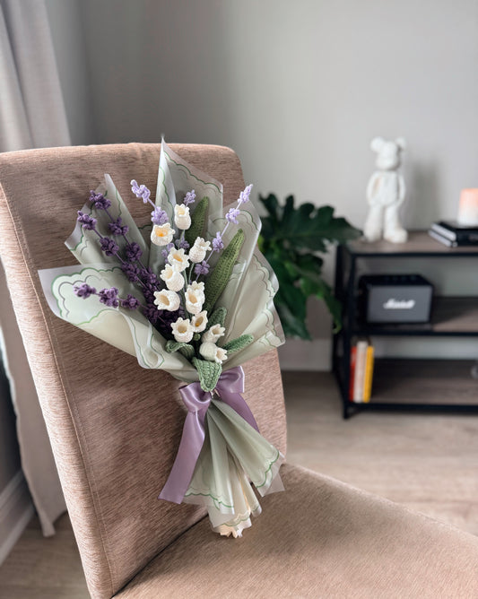 Crochet Lavender Meadow Whisper Bouquet