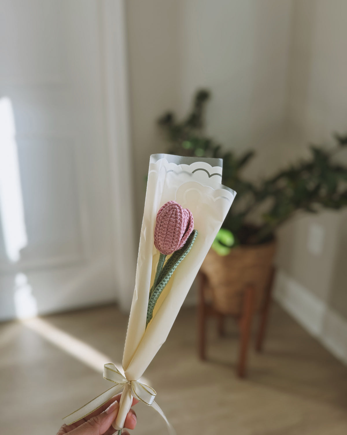 Everlasting Crochet Tulip Bouquet 🌷